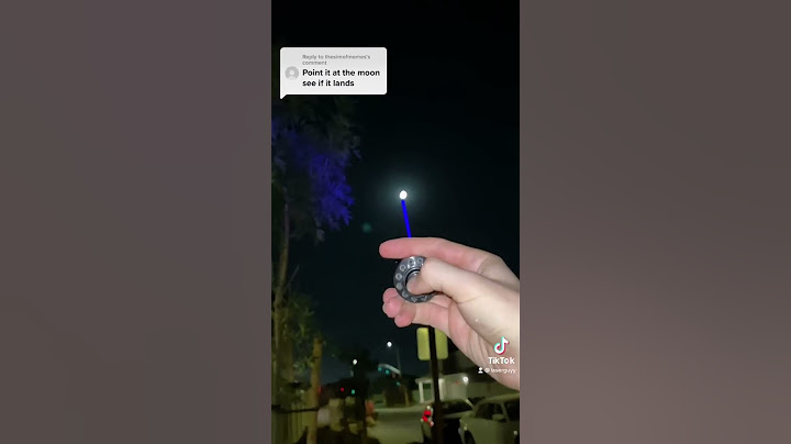 Laser at the moon