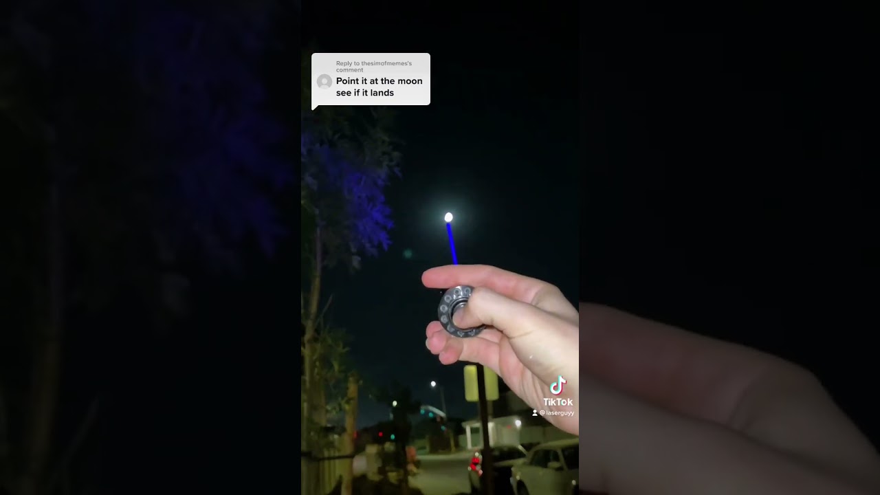 Laser at the moon 