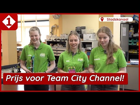 Knoalster Legomeiden winnen prijs in Beneluxfinale Lego League