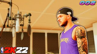 NBA 2K22 My Career #8 - 1st Rap Song Release (PS5)