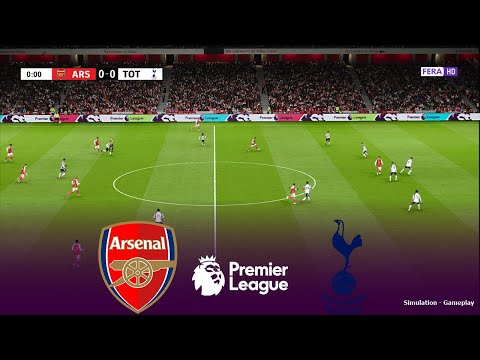 ARSENAL Vs TOTTENHAM Live Premier League 2025 23 November 2025 Simulation PES 2021 Gameplay