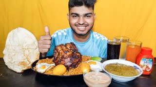 Full CHICKEN GRILL,HALEEM ,NOODLES WITH BETTER NAAN ASMR MUKBANG EATING SHOW