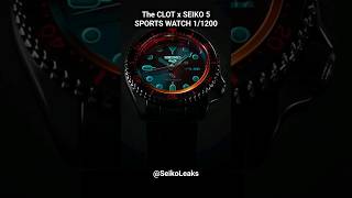 The CLOT x SEIKO 5 SPORTS WATCH 1/1200 Limited Edition ...