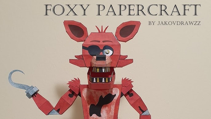 funtime foxy papercraft i made! : r/fivenightsatfreddys