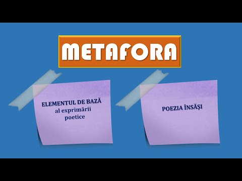 Video: Cum Se Găsește O Metaforă în Text