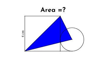 Incredible Math Problem | Find The Area Of Triangle - Viral Math Problem