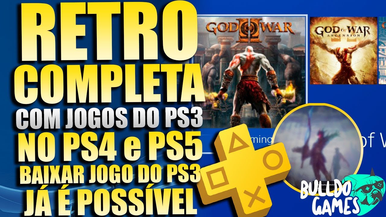 JOGAR JOGOS DO PS3 NO PS4 AGORA DÁ !? 