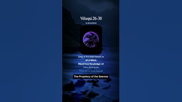 Thumbnail of Nordic Völuspá 26-30: Viking gods tremble #music #musicshorts #epic #legend #poem #vikings