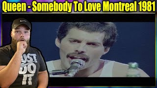 FIRST REACTION TO: Queen - Somebody To Love Montreal 1981 {REACTION}