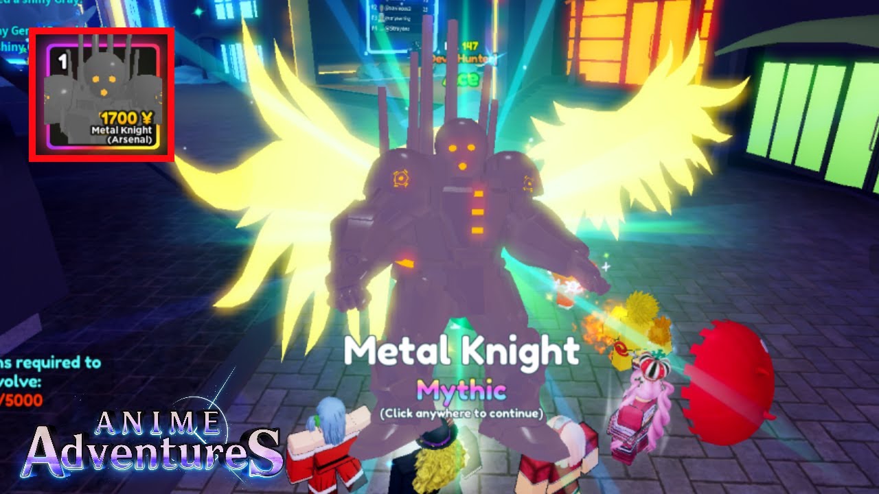 Metal Knight UNIQUE !!! Anime Adventures