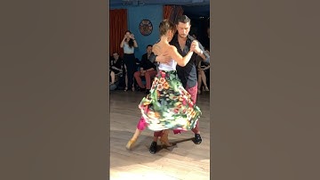 Mila & Dima - One Axis Turn (2A out of 4) beautiful tango demo
