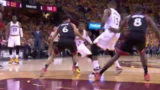 Kyrie Irving Shows Off His Handles Before Finishing at the Basket
