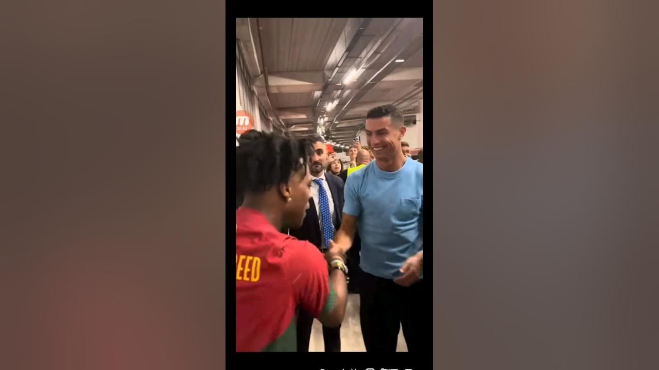 Speed met Ronaldo🇵🇹🐐 🥲 #football - YouTube