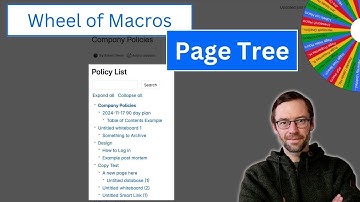 Page Tree Macro - Wheel of #Macros Episode 3
