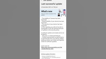 Samsung A22 5g got november security update with october security patch level