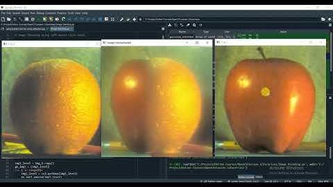 Image blending using mouse click event. OpenCV and Python