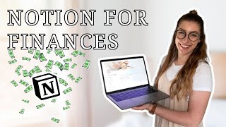How I Organize my Finances in Notion monthly budget template track income expenses