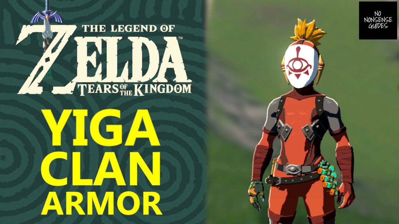 Yiga Clan Outfit in Zelda Tears of Kingdom - Yiga Armor, Pants & Mask ...