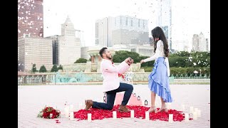 EPIC Bollywood Proposal in Chicago! (Harshang & Kajal) | Paraagon Films | Inspired by Paris Proposal