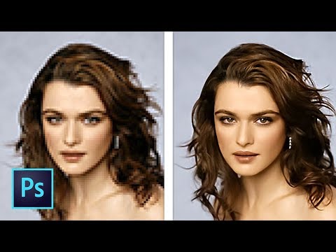 improve low resolution images quality in Photoshop cc 2017