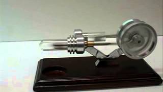 Stirling Engine with two flywheels