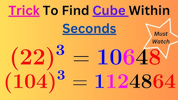 Trick To Find Cube of 2 Digit Numbers Within Seconds #infinitypimath