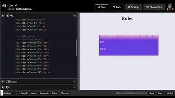 How to pure css that - Ruler