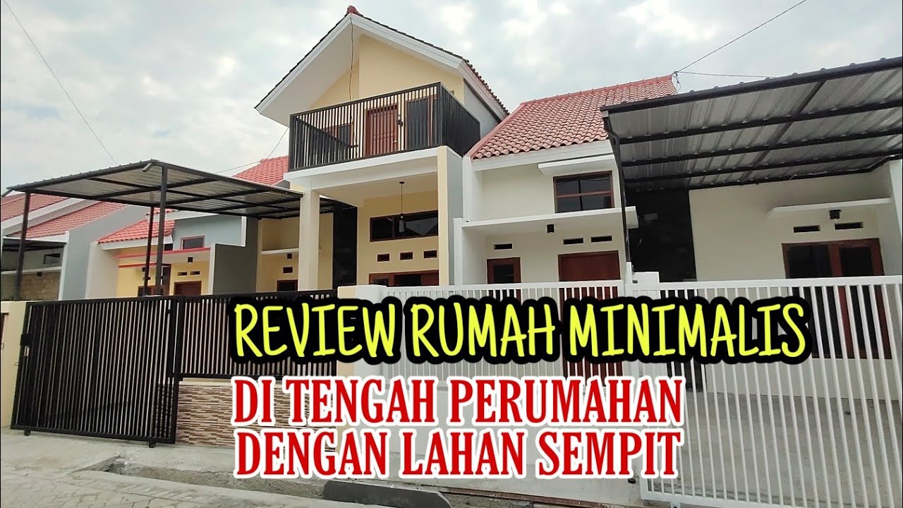 Rumah Minimalis 2 Lantai Pakai Dak Keraton YouTube