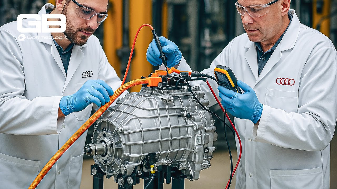 Electric Engine PRODUCTION Audi etron MOTOR YouTube