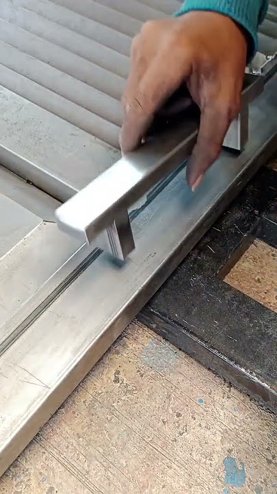 teknik sederhana❗membuat handle pintu besi #bengkellas