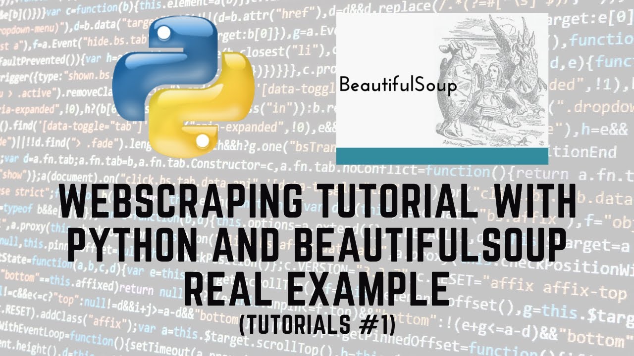 WebScraping with Python and BeautifulSoup--REAL EXAMPLE | #102 ...