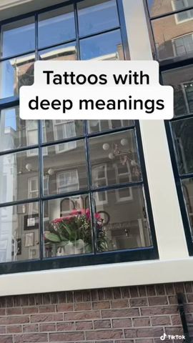 Tattoos with deep meanings 🦋