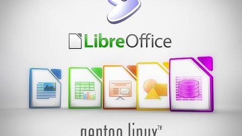 LibreOffice 4.1.2.3 with Gentoo Branding