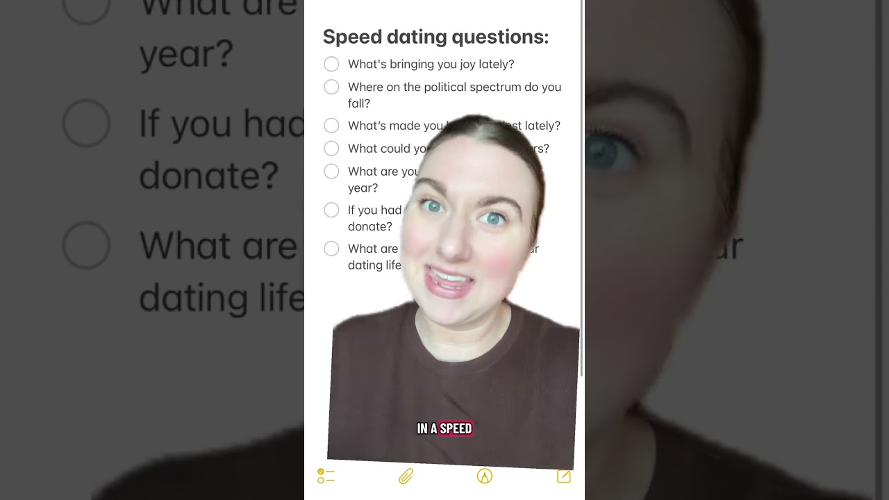 Day 14! Here are some amazing questions to ask in speed dating— or anywhere— to vet people quickly