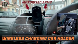 Wireless Car Phone Holder from Amazon - Auckly Wireless Phone Mount/Holder Unbox, Review, Install!
