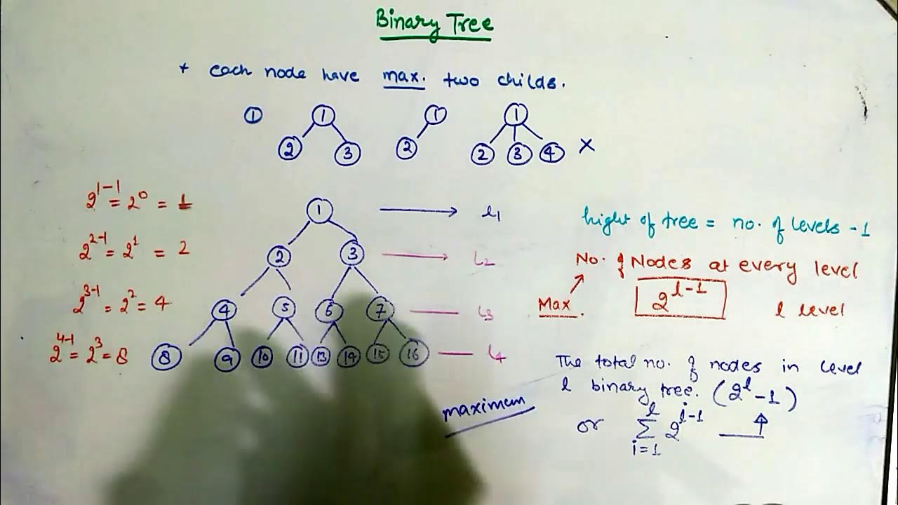 Binary Tree, Complete Binary Tree and Fully Complete Binary Tree - YouTube