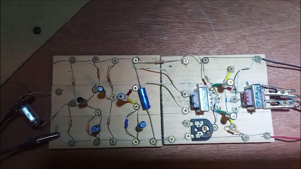 Transistor transformer coupled germanium guitar amplifier YouTube