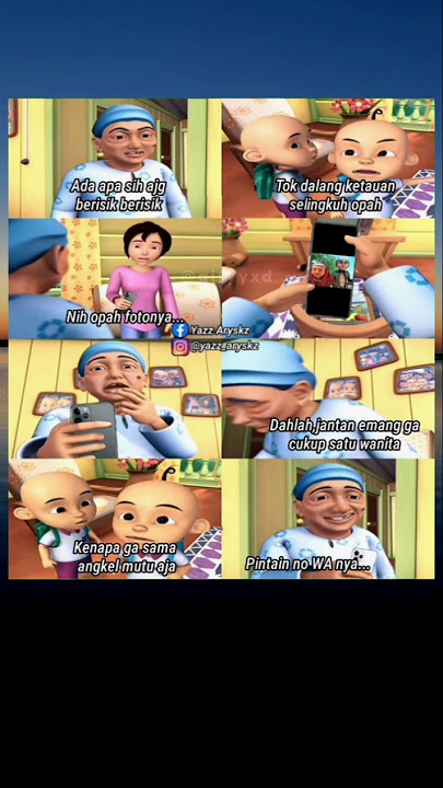 Asupan meme komik upin ipin part 289