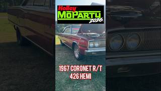 1967 HEMI Coronet R/T - Day 2 Hot Rod - 2026 Holley MoParty #Mopar #Hemi #R/T #musclecar