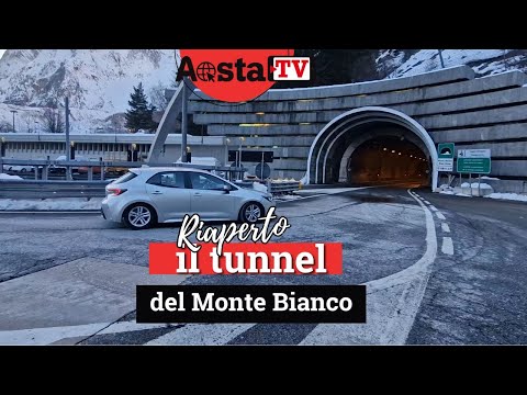 Tunnel del Monte Bianco riaperto, lunedì 18 dicembre 5 ore di chiusura