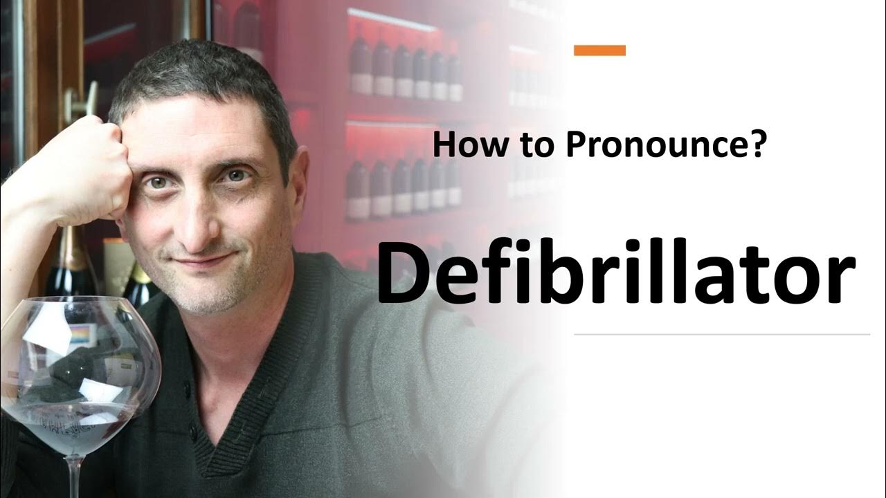 How to Pronounce Defibrillator YouTube