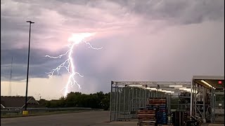 August 25, 2021 | AMAZING Incredible Lightning Strikes in slow-motion footage - Maryville, Missouri