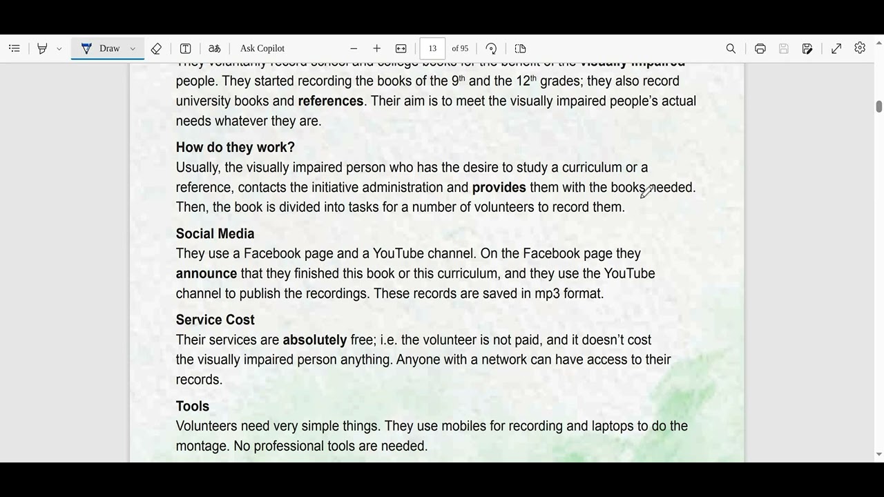 Reading الوحده الثانيهCreativity & Initiativesالصف التاسع