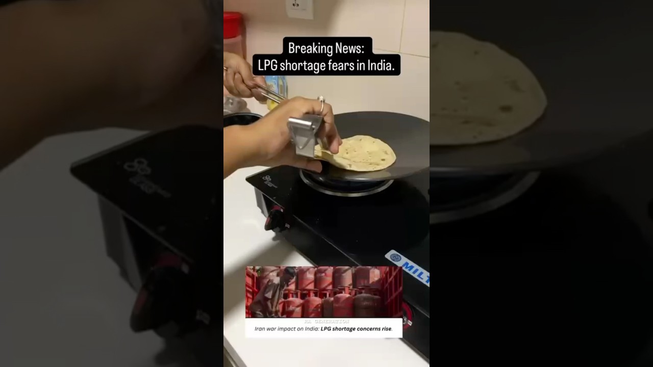 Gas cylinder shortage ?Indians have plan B 😉 #rageneration #globalissue #war #insiansolution #lpg