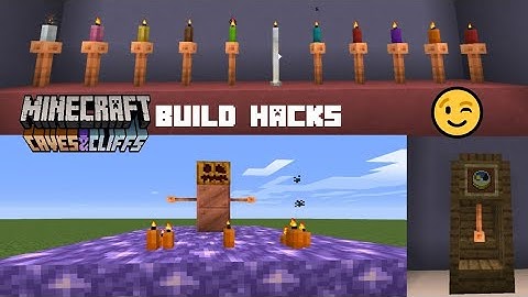 Minecraft 1.17 build hacks|20W46A build hacks