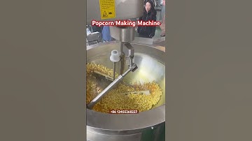 Efficient Big Output Popcorn Making Machine Caramel Oil Popping Popper #popcornmachine #popcornmaker