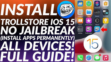 How to install TrollStore iOS 15 without Jailbreak | TrollStore Install iOS 15 | All Devices | 2022
