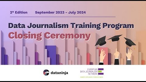Closing Ceremony 2023-24 (I° round) - Data Journalism Training Program
