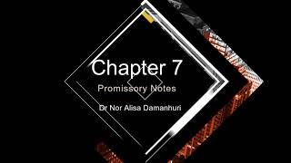 Math4Mgmt Chapter 7 Promissory Notes