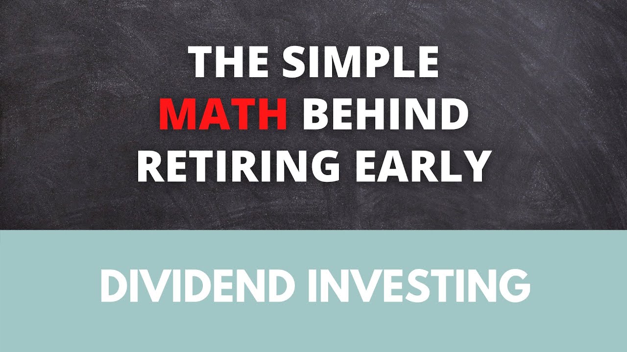 Простая математика, лежащая в основе раннего выхода на пенсию с помощью дивидендных инвестиций